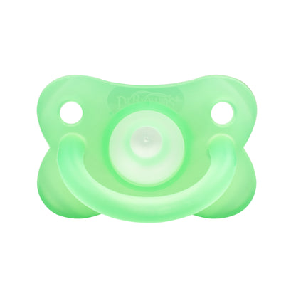 Chupete Prematuro Silicona Dr. Brown's Verde