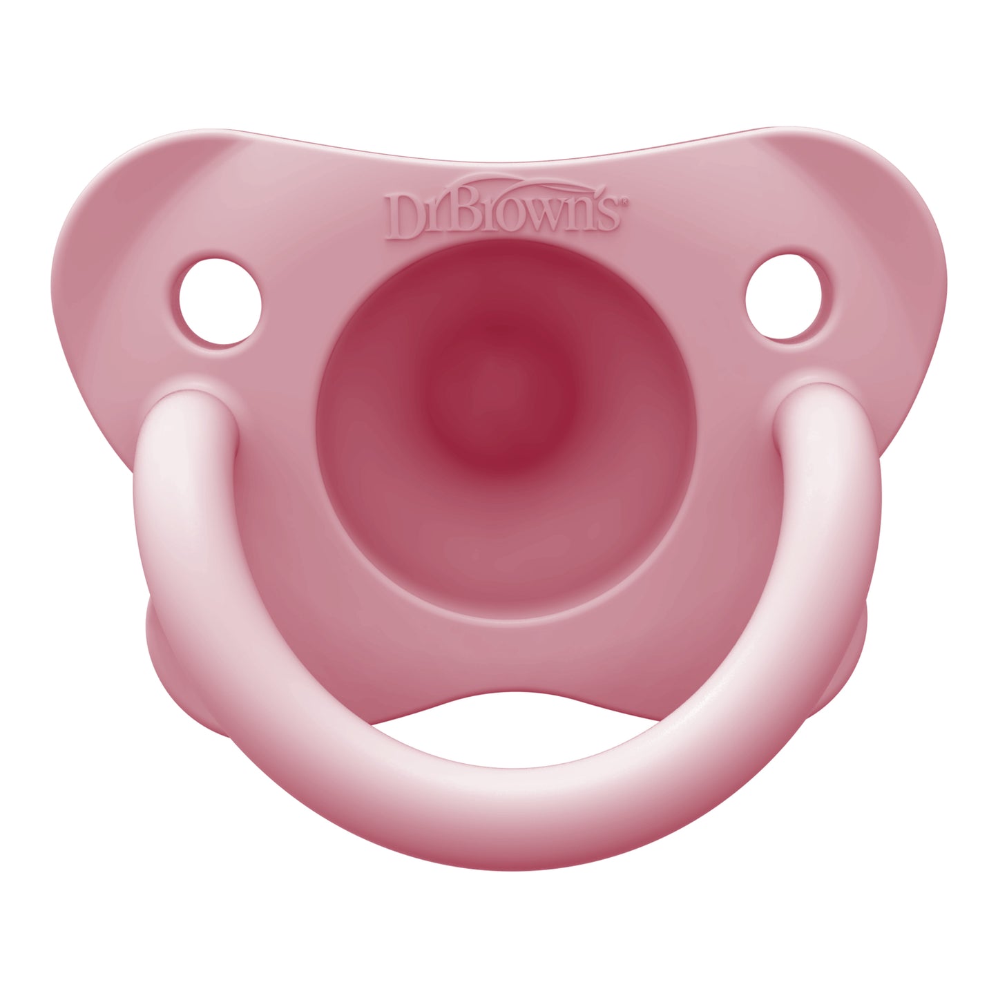 Chupete Silicona Dr Brown's 0-6 Meses Rosa Verde 2 Unid
