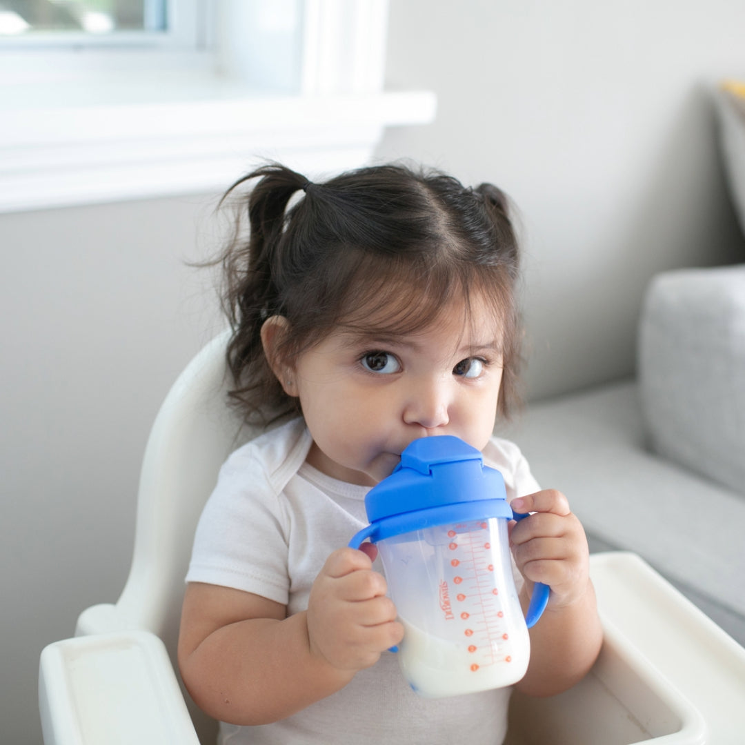 Vaso Con Asas Y Bombilla 270ml 6m+ Dr. Brown's