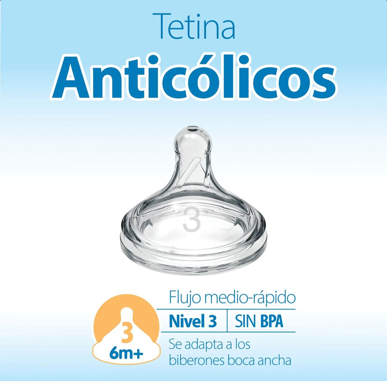 Tetina Boca Ancha Options+ 6M Dr. Brown’s