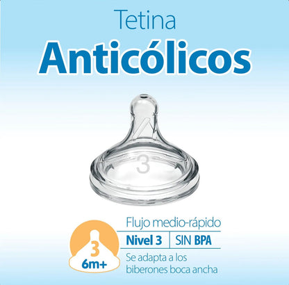 Tetina Boca Ancha Options+ 6M Dr. Brown’s