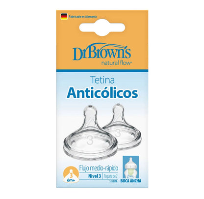 Tetina Boca Ancha Options+ 6M Dr. Brown’s