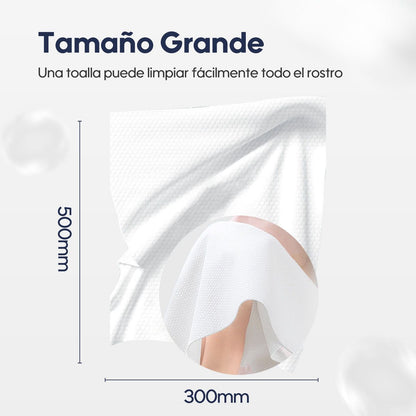 Toallas Comprimida Desechables Portatil Fibra Natural Aiwibi