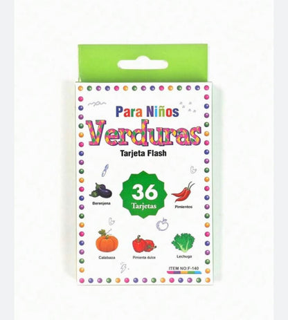 Set Tarjeta Aprendizaje Didáctico Imágenes Para Niños
