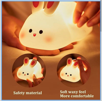 Lampara Espanta Cuco De Silicona Conejo Led Usb