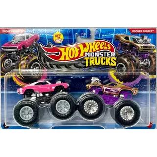 Pack 2 Autos Monster truck Hot Wheels