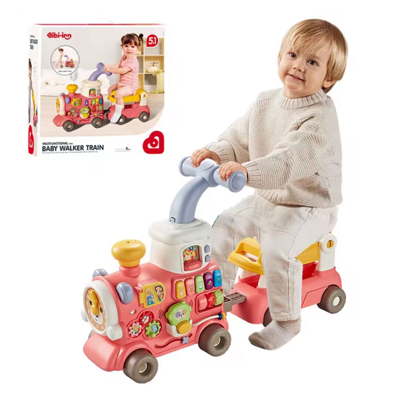 Caminadora Tren Bebé Corre Pasillo Primero Pasos Musical