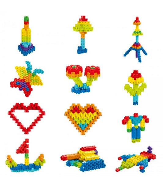 Conectores Hexagonales Juego De Construcción Didáctico 300pz
