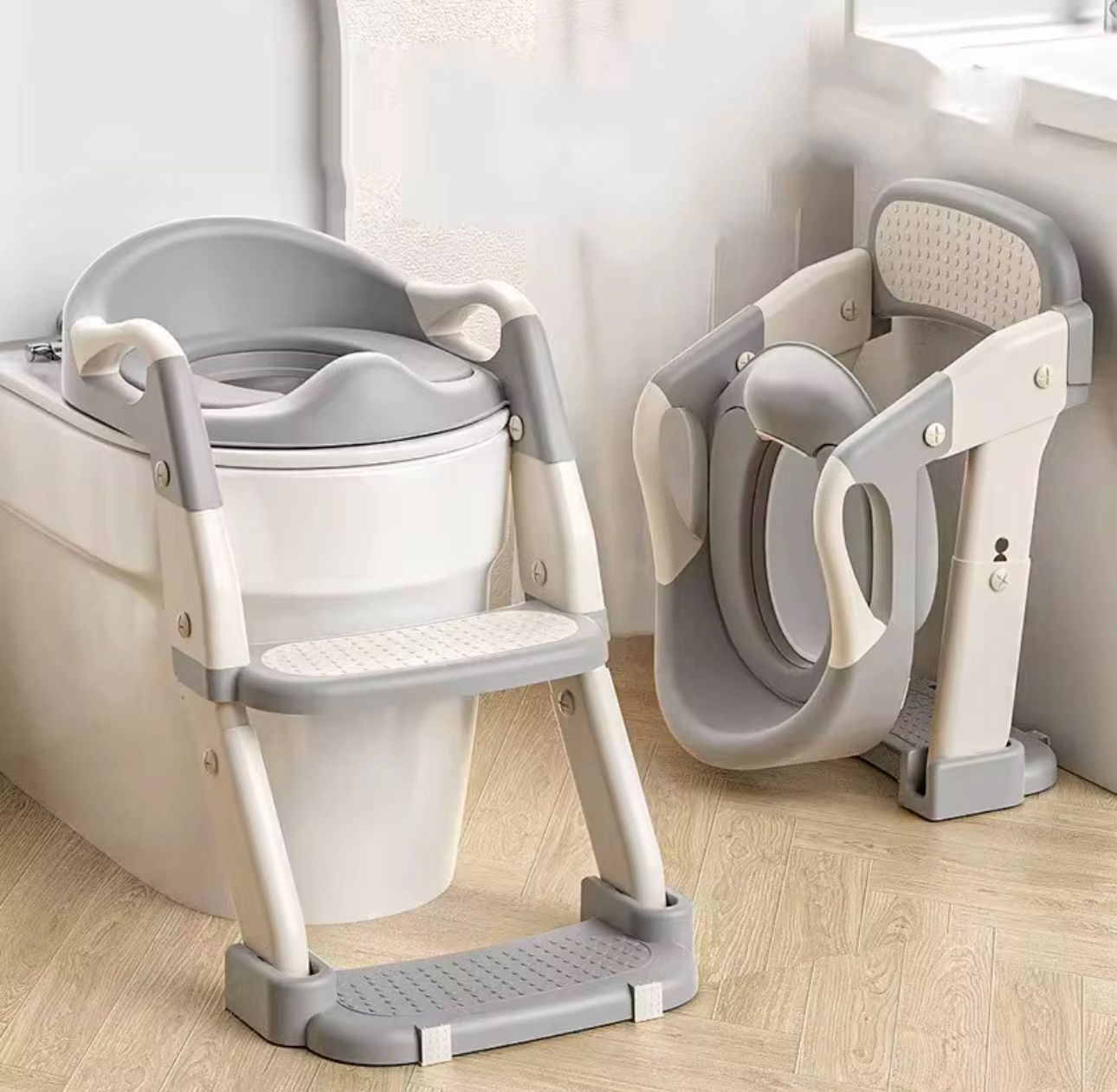 Asiento Adaptador Escalera- Pelela 2 En 1 Wc Niños