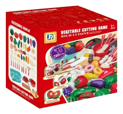 Set Corta Frutas-vegetales - Utensilios De Cocina Niños