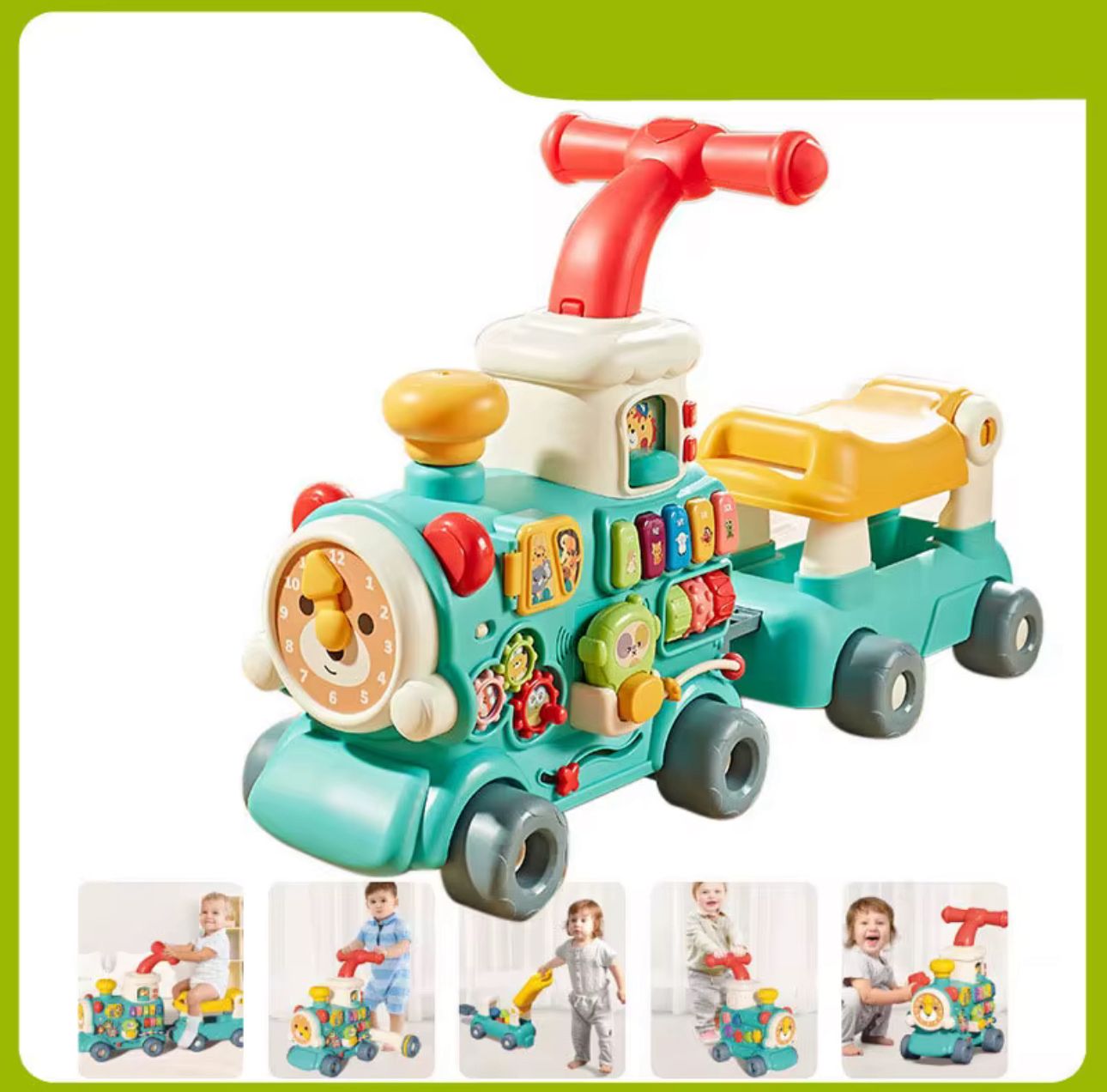Caminadora Tren Bebé Corre Pasillo Primero Pasos Musical