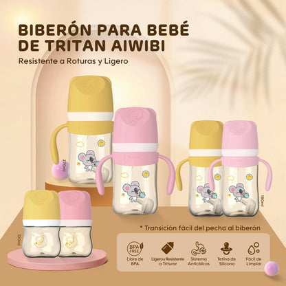Mamadera Biberón Anticólicos Aiwibi 120ml Tritan