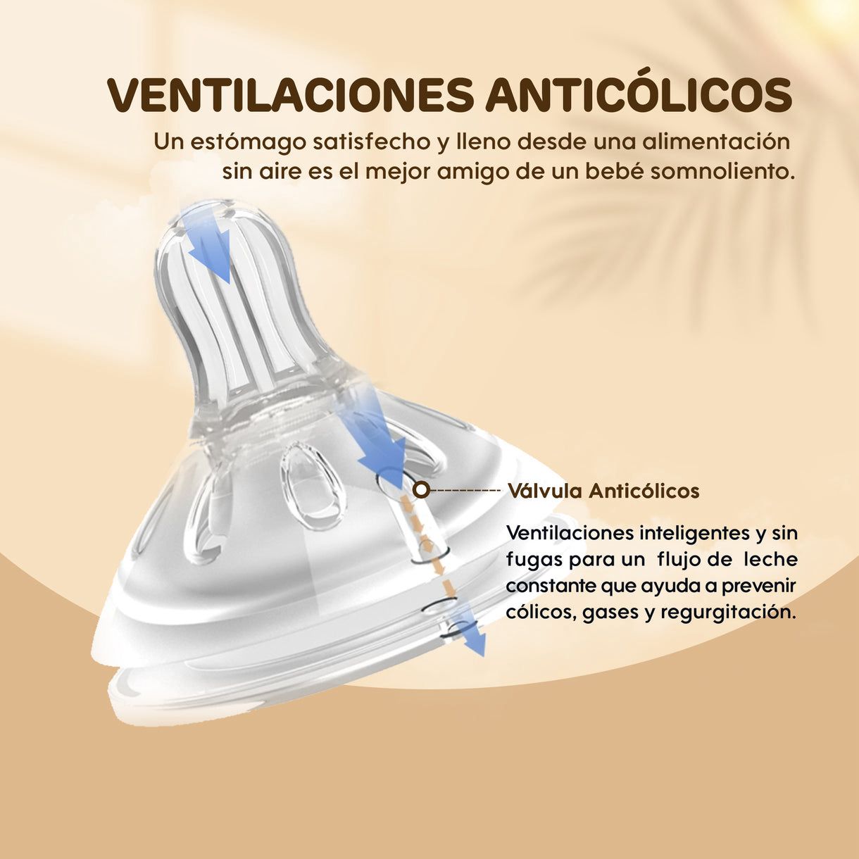 Mamadera Biberón Anticólicos Aiwibi 120ml Tritan