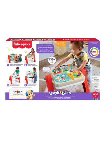 Juguete Para Bebés Mesa De Actividades 4 En 1 Fisher Price