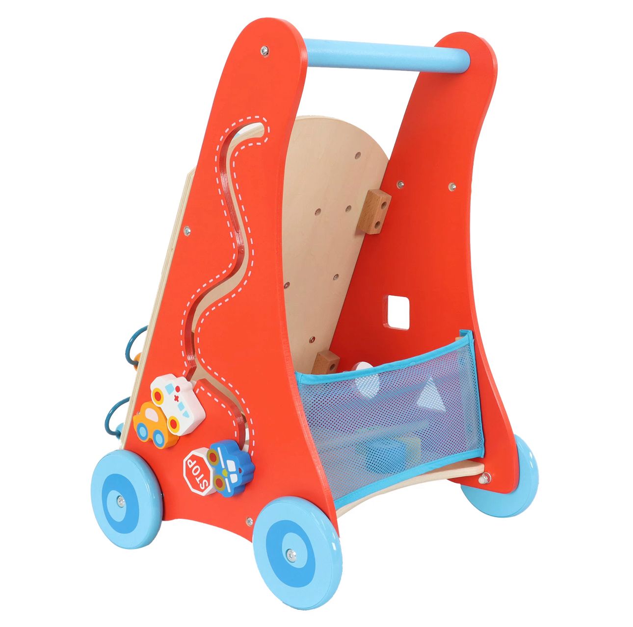 Caminador De Actividades Didactico Madera Bebe-niños