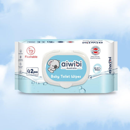 Toalla Humedas Aiwibi 99,91% Agua Tirar Wc Biodegradable