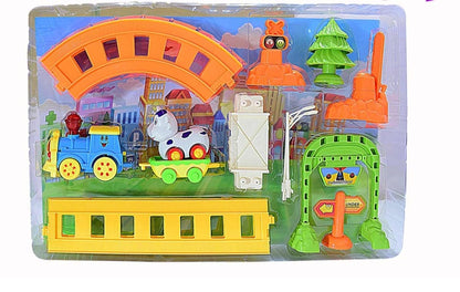 Tren Y Pista Animales Sonido Y Luces Juego Niños