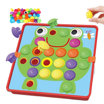 Puzzle De Botón Mosaico 12 Láminas Juego Didáctico