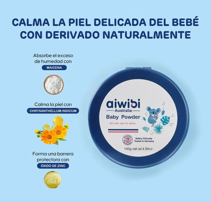 Polvo Corporal Para Bebe Sin Talco Aiwibi