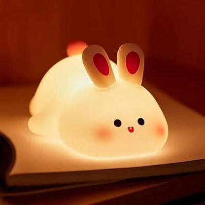 Lampara Espanta Cuco De Silicona Conejo Led Usb