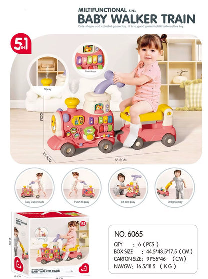 Caminadora Tren Bebé Corre Pasillo Primero Pasos Musical