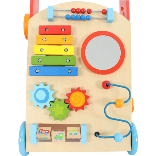 Caminador De Actividades Didactico Madera Bebe-niños