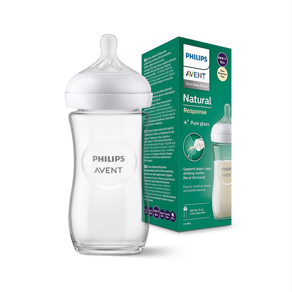 Mamadera Avent  Vidrio Natural Response 240ml