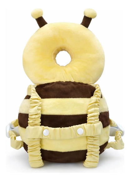 Mochila Protectora Para Cabeza Anti Golpe Amarillo Abejita
