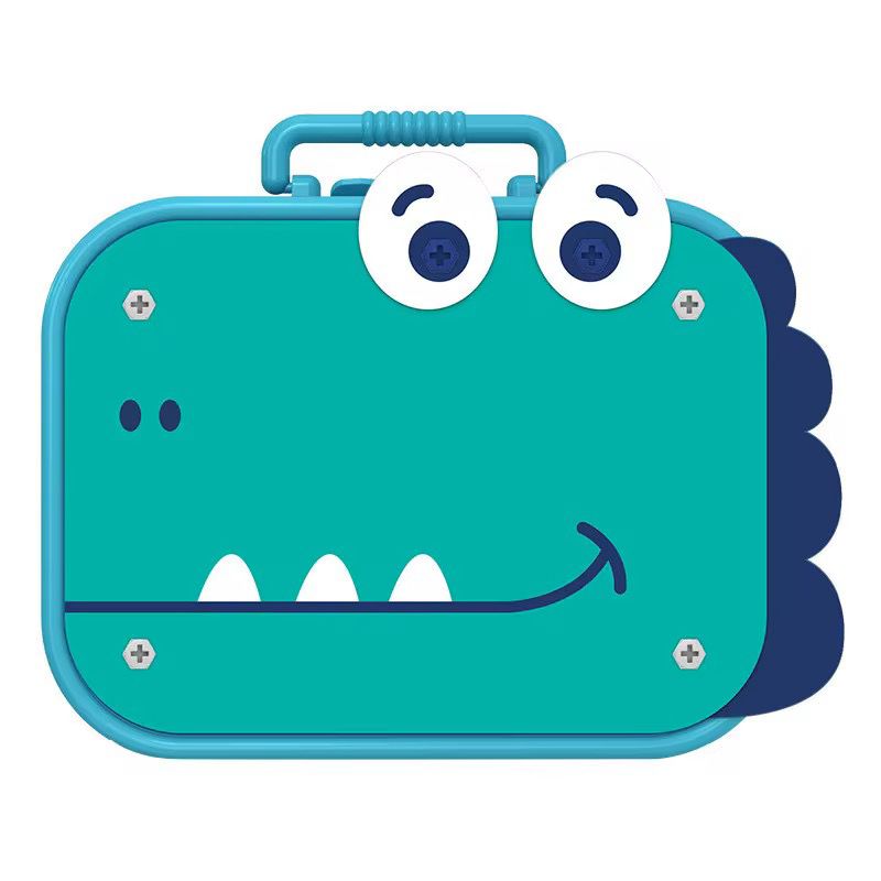 Juego Bloque De Construcción Con Taladro Eléctrico Dino