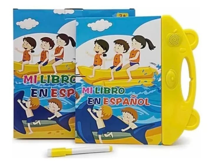 Libro Aprendizaje Didáctico Interactivo Para Niños Español