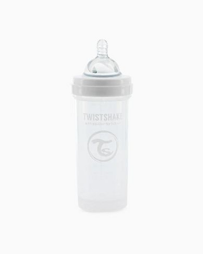Mamadera Twistshake Anti-cólico 330ml blanco