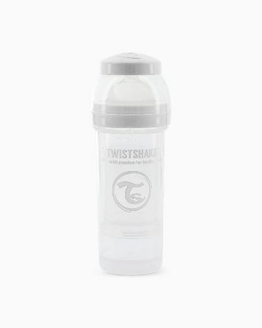 Mamadera Twistshake Anti-cólico 330ml blanco