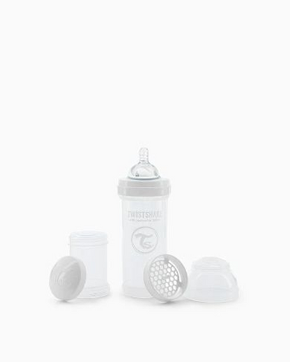 Mamadera Twistshake Anti-cólico 330ml blanco