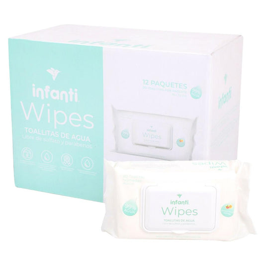 Toallitas Húmedas Water Wipes Caja 12 X 80 Uni Infanti