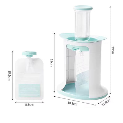 Dispensador De Papilla O Compota Niños Verde