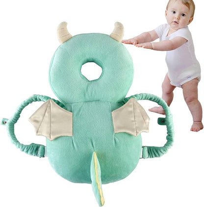Mochila Protectora Para Cabeza Anti Golpe Celeste Dragon