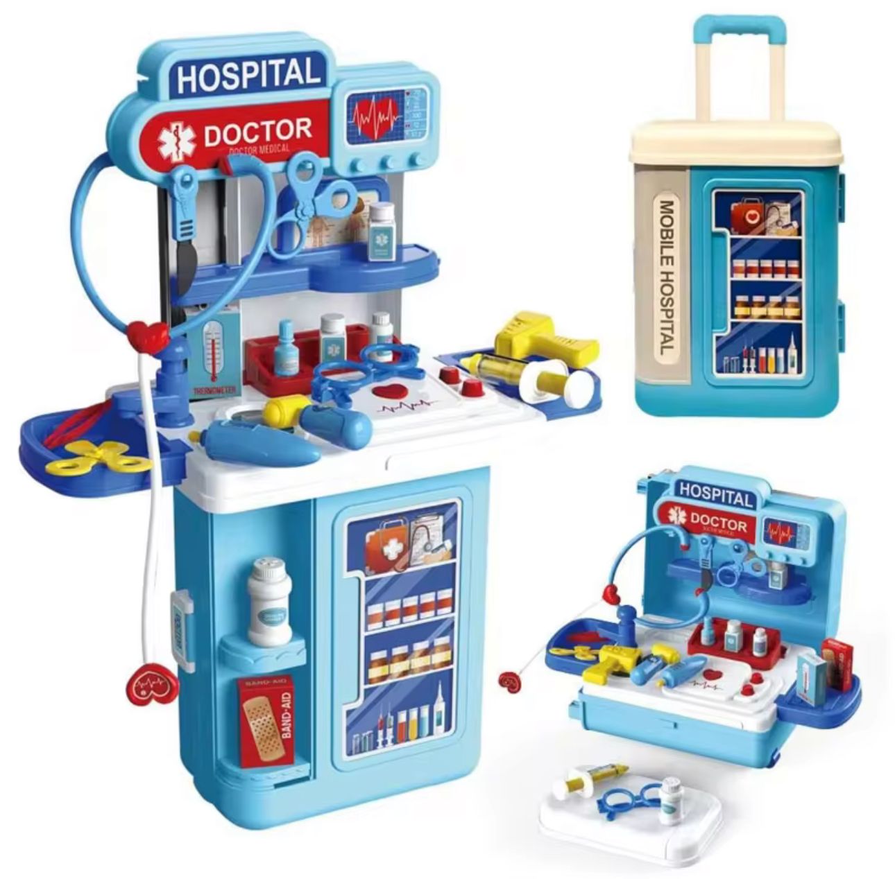 Set Doctor Medicina Juguete Maleta Juego De Roles Niños