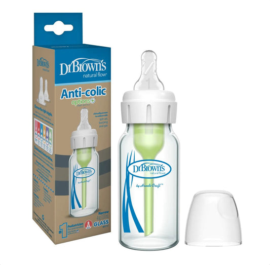 Mamadera Estandar Options+ Vidrio 120ml Dr. Brown´s