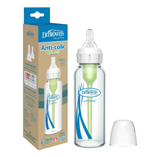 Mamadera Estandar Options+ Vidrio 250ml Dr. Brown´s