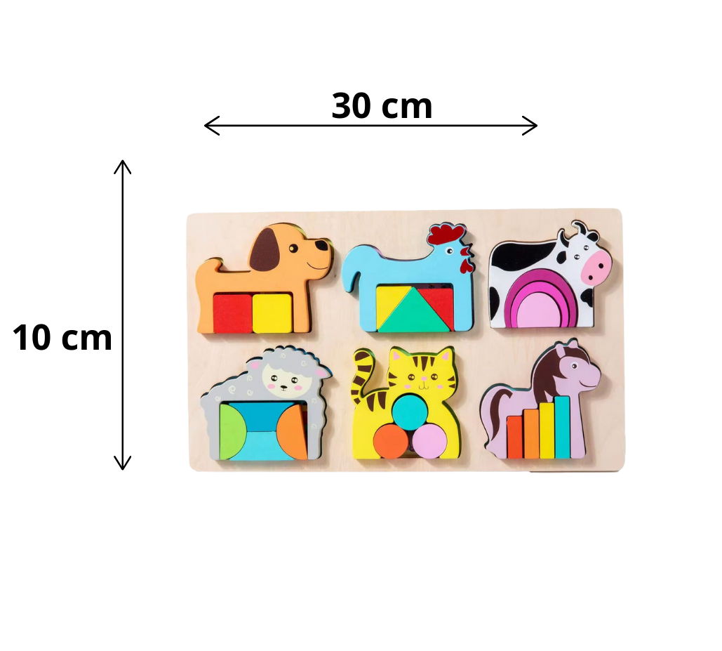Tabla De Encaje Formas Animales Geometricos Y Patrones