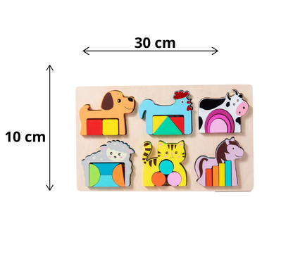 Tabla De Encaje Formas Animales Geometricos Y Patrones