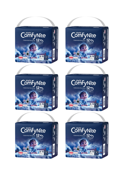 Pañales Aiwibi Comfynite Manga 6 unidades talla G/XG